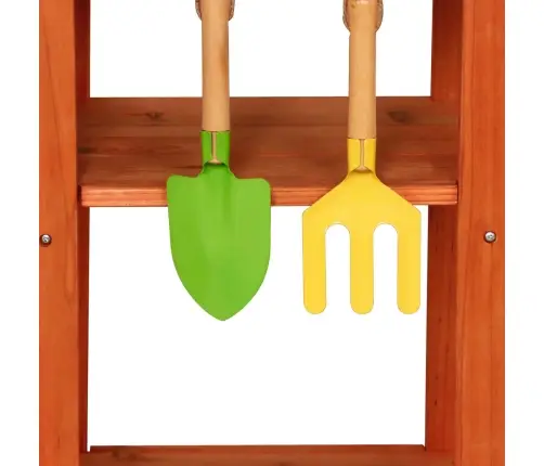 Koka dārza dubļu virtuve uz riteņiem piederumi krāns āra Lulilo Sableto 116 cm