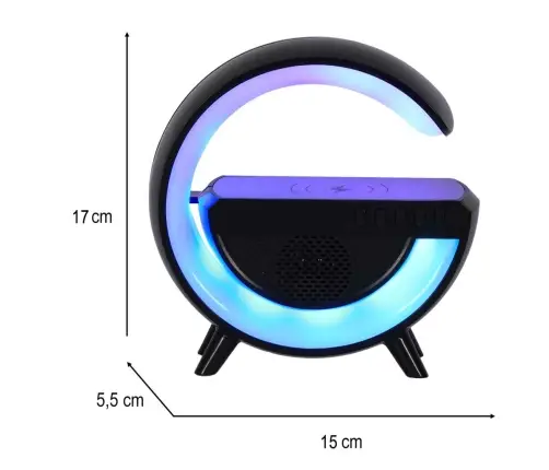 RGB LED uzlādes gaismas indukcijas radio