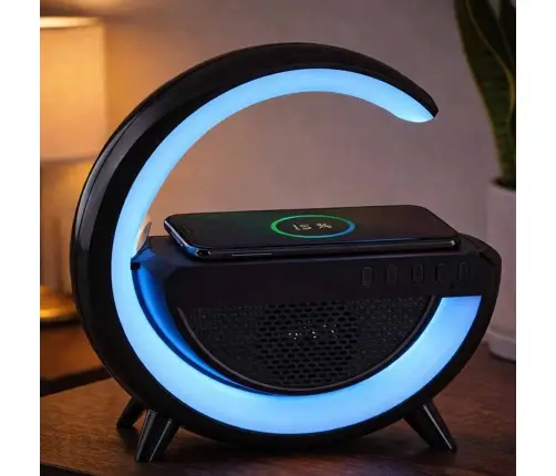 RGB LED uzlādes gaismas indukcijas radio