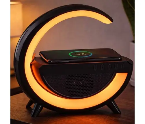 RGB LED uzlādes gaismas indukcijas radio