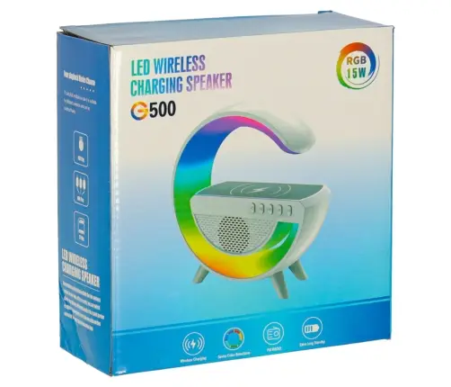 RGB LED uzlādes gaismas indukcijas radio