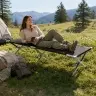 Saliekamā lauka gulta tourist canada black 150kg