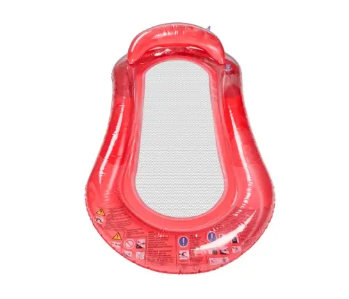 BESTWAY 43103 piepūšamais baseina matracis ar tīklu sarkans