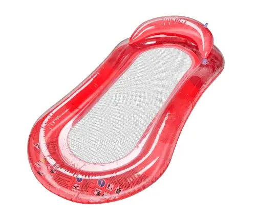 BESTWAY 43103 piepūšamais baseina matracis ar tīklu sarkans