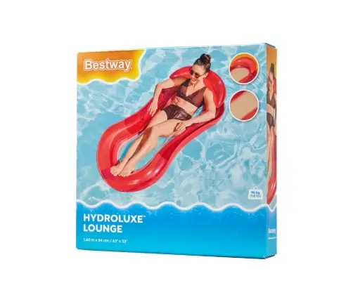 BESTWAY 43103 piepūšamais baseina matracis ar tīklu sarkans