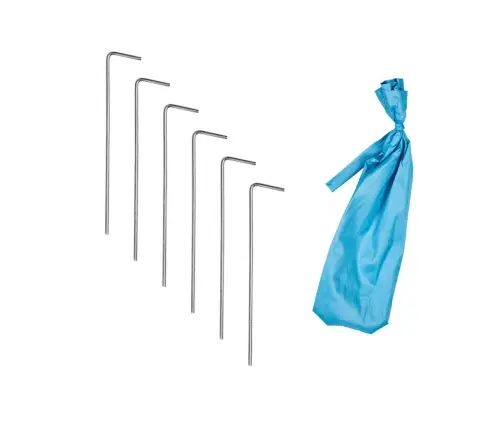 Pašnolokāmā dārza pludmales telts zila