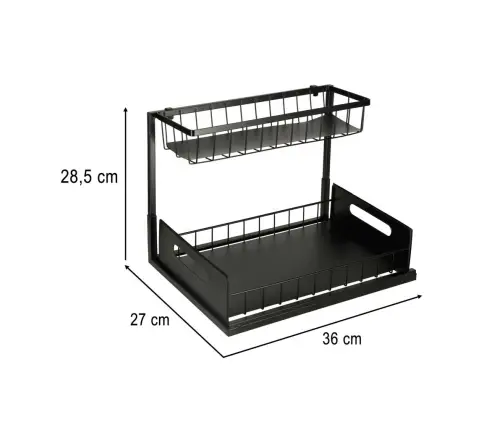 Organizators zem izlietnes dubultskapītim