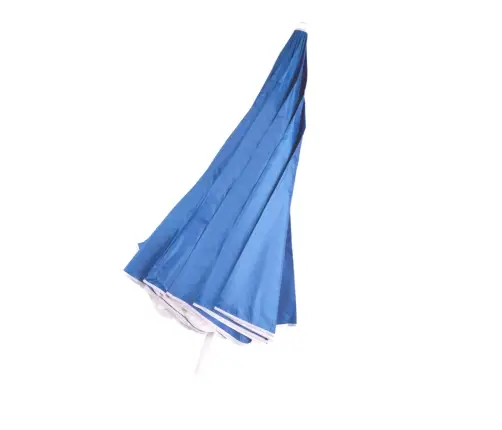 Pludmales lietussargs regulējams salaužams UV salokāms 150cm zils