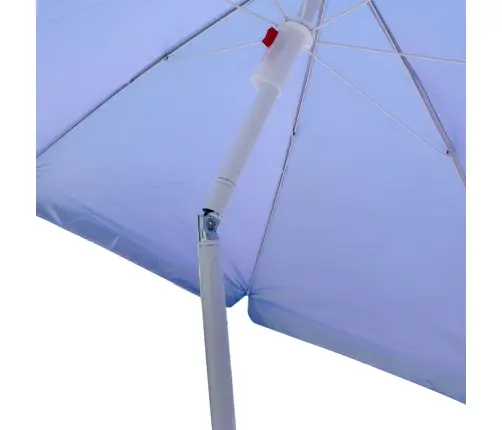 Pludmales lietussargs regulējams salaužams UV salokāms 150cm zils