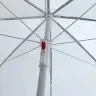 Pludmales lietussargs regulējams salokāms UV salokāms 150cm pelēks