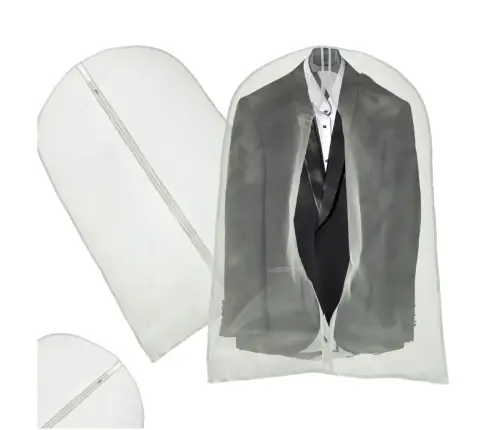 Kombinezonu apģērbu pārvalks caurspīdīgs 60 x 100 cm