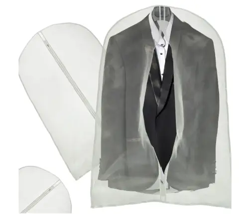 Kombinezonu apģērbu pārvalks caurspīdīgs 60 x 120 cm
