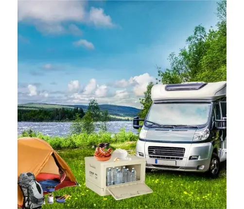 Kempings kastes organizators bagāžniekam