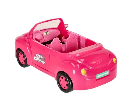 Lelle automašīna kabriolets rozā 4 el.