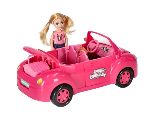 Lelle automašīna kabriolets rozā 4 el.