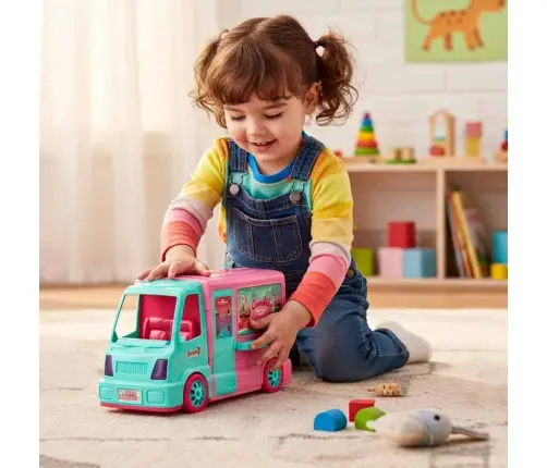 Kravas automobiļu komplekts lellēm 21 el.