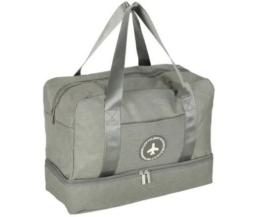 Ceļojumu soma rokas bagāžai 39 x 18 x 30 cm pelēka