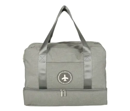 Ceļojumu soma rokas bagāžai 39 x 18 x 30 cm pelēka