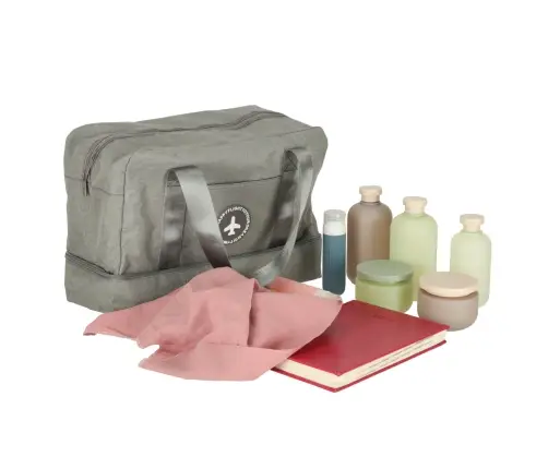 Ceļojumu soma rokas bagāžai 39 x 18 x 30 cm pelēka