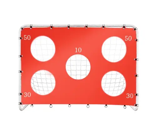 Bērnu futbola treniņu vārti 2in1 + precizitātes paklājs 215 x 153 x 76 cm