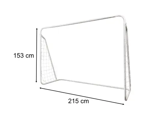 Bērnu futbola treniņu vārti 2in1 + precizitātes paklājs 215 x 153 x 76 cm