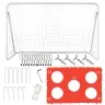 Bērnu futbola treniņu vārti 2in1 + precizitātes paklājs 215 x 153 x 76 cm