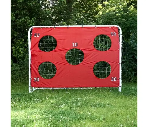 Bērnu futbola treniņu vārti 2in1 + precizitātes paklājs 215 x 153 x 76 cm