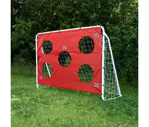 Bērnu futbola treniņu vārti 2in1 + precizitātes paklājs 215 x 153 x 76 cm