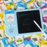 Flash karšu lasītājs angļu valodas mācīšanās pazūdoša pildspalva zila