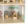 LULILO Peonio koka leļļu māja 70cm LED rozā krāsā