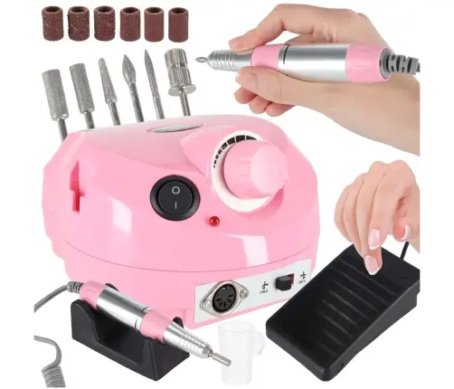 Elektriskā nagu frēzēšanas iekārta 65W 6 uzgaļu griezēji