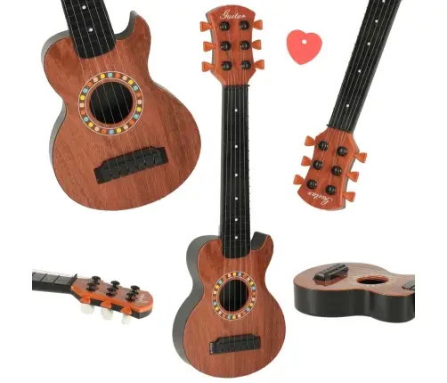 Klasiskā ģitāra bērniem koka 6 stīgu 18 collu 46,5 cm
