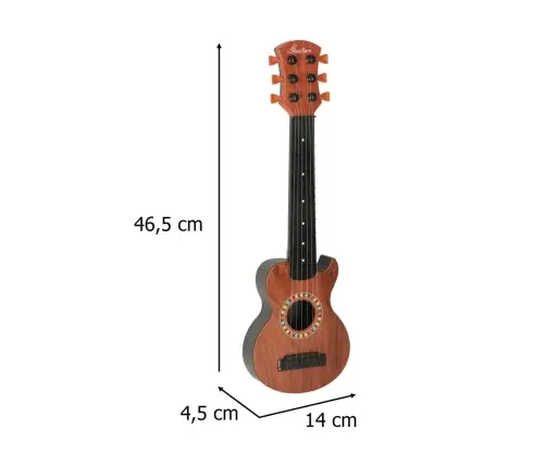 Klasiskā ģitāra bērniem koka 6 stīgu 18 collu 46,5 cm