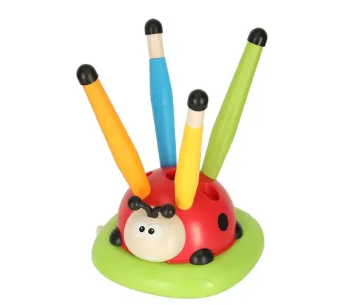 Sporta veiklības spēle bērniem lēkšana pa virvi mērķa metiens ladybird launcher 3in1