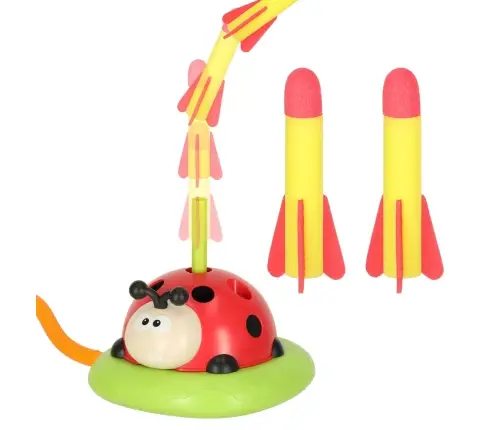 Sporta veiklības spēle bērniem lēkšana pa virvi mērķa metiens ladybird launcher 3in1