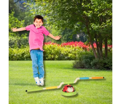 Sporta veiklības spēle bērniem lēkšana pa virvi mērķa metiens ladybird launcher 3in1