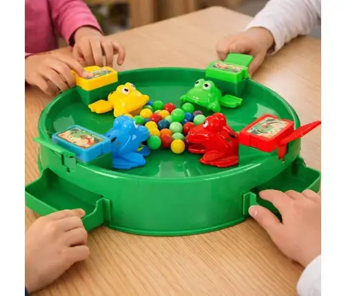 Lēkšana vardes arkādes spēle 4 spēlētāji