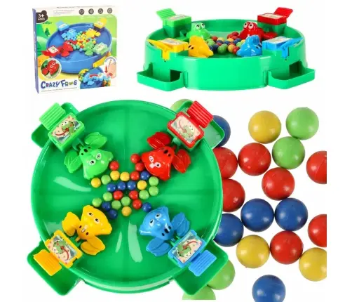 Lēkšana vardes arkādes spēle 4 spēlētāji