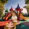 LED Swing FIX S1 gravitācijas skrejritenis ar rokturi rozā krāsā līdz 65 kg