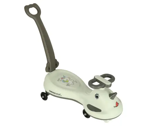 LED Swing FIX S1 gravitācijas skrejritenis ar rokturi pelēks max 65kg
