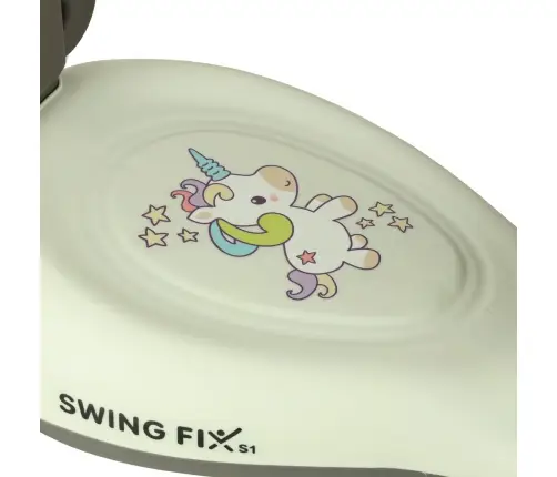 LED Swing FIX S1 gravitācijas skrejritenis ar rokturi pelēks max 65kg
