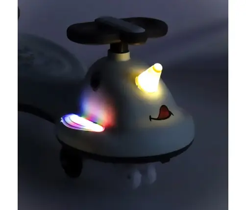 LED Swing FIX S1 gravitācijas skrejritenis ar rokturi pelēks max 65kg