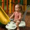 LED Swing FIX S1 gravitācijas skrejritenis ar rokturi pelēks max 65kg