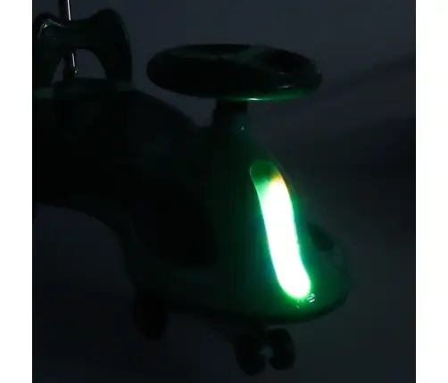LED Swing FIX S2 gravitācijas skrejritenis ar rokturi zaļš max 100kg