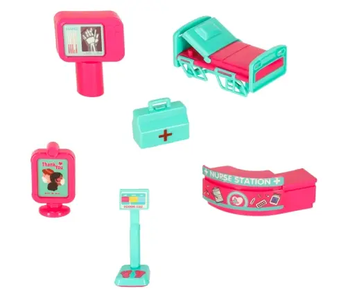 Ātrās palīdzības mobilās slimnīcas leļļu piederumi