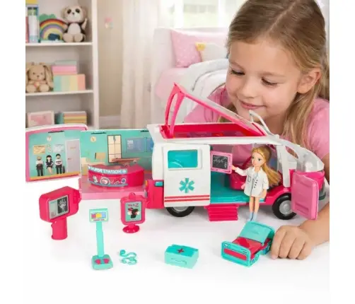 Ātrās palīdzības mobilās slimnīcas leļļu piederumi