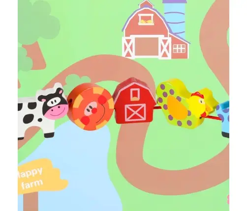 Koka bloki vītņošanas dēļu dēļu fermas dzīvniekiem