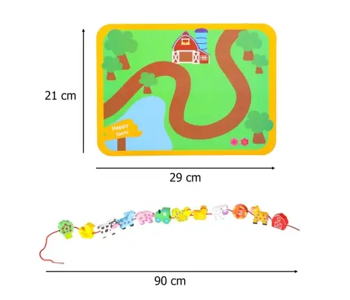 Koka bloki vītņošanas dēļu dēļu fermas dzīvniekiem