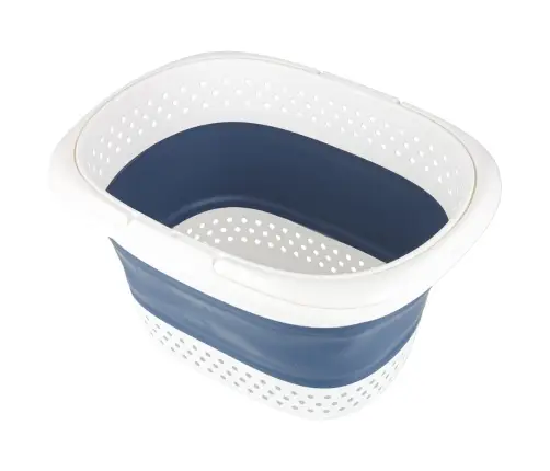 Veļas veļas groza locīšanas silikona lielais grozs 32L