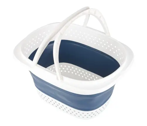 Veļas veļas groza locīšanas silikona lielais grozs 32L